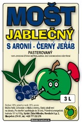 mošt jablený s aronii - erným jeábem